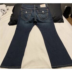 True Religion Dark Blue Flare Jeans